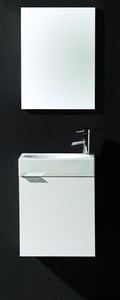 купить ROYO 120301 SMART маленькая тумба в ванную с умывальником и зеркалом Комплект недорого