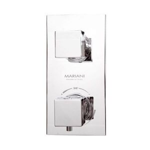 купить Термостат для душу Mariani Wellness на 2 напрямки, хром (126Q1) недорого