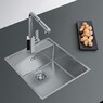 Кухонна мийка Franke MRX 210-40 TL, накладна, вентиль, сифон, 43х51, нержавіюча сталь матова (127.0598.748)