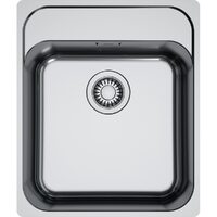 Кухонна мийка Franke SRX 210-40 TL, накладна, вентиль, сифон, кріплення, 43х51, полірована сталь (127.0703.298)