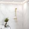 Змішувач для ванни з термостатом Hansgrohe Ecostat Comfort, Polished Gold Optic (13114990)