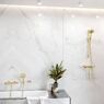 Змішувач із термостатом для душу Hansgrohe Ecostat, Brushed Bronze (13116140)