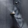 Змішувач Hansgrohe з термостатом для душу з обмежувачем температури Ecostat Fine, Chrome (13323000)
