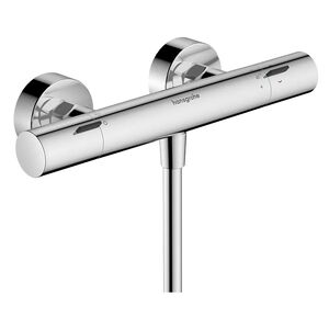 купить Змішувач Hansgrohe з термостатом для душу з обмежувачем температури Ecostat Fine, Chrome (13323000) недорого