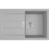 Кухонна мийка Franke S2D 611-78, накладна, оборотна, 78x50, тектонайт сірий (143.0621.334)