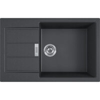 Кухонна мийка Franke S2D 611-78 XL, накладна, оборотна, 78x50, тектонайт чорний (143.0621.335)