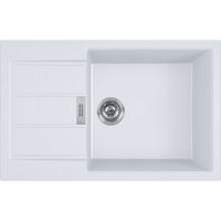 Кухонна мийка Franke S2D 611-78 XL, накладна, оборотна, 78x50, тектонайт білий (143.0621.338)