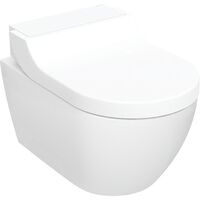 Унітаз-біде підвісний Geberit AquaClean Tuma Comfort, білий/KeraTect, декор. панель - білий глянець (146.290.11.1)