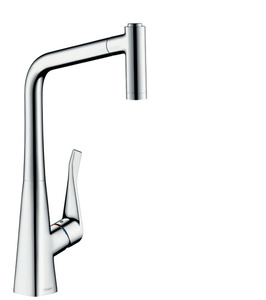 купить Hansgrohe Metris 14820000 Змішувач Кухонний з витяжною лійкою недорого