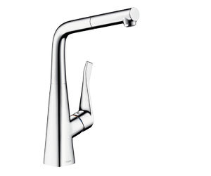 купить Hansgrohe 14821000 Metris смеситель кухонный хром недорого