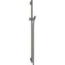 Душова штанга Hansgrohe Unica S Pura 90 см зі шлангом 160 см, чорний матовий хром (28631340)