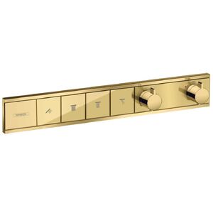 купить Термостат прихованого монтажу Hansgrohe RainSelect на 4 клавіші, Polished Gold Optic (15382990) недорого