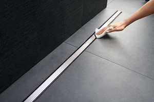 купить Geberit 154.450.KS.1 Дренажный канал CleanLine20 металл шлифованый/металл матовый недорого