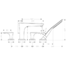 Hansgrohe PuraVida 15446400 смеситель на борт акриловой ванны