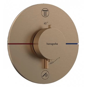 купить Термостат прихованого монтажу Hansgrohe ShowerSelect Comfort S на 1 функцію, Brushed Bronze (15553140) недорого