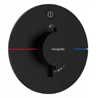 Термостат прихованого монтажу Hansgrohe ShowerSelect Comfort S на 1 функцію, Matt Black (15553670)