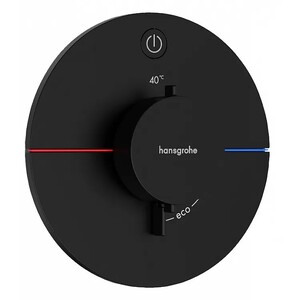 купить Термостат прихованого монтажу Hansgrohe ShowerSelect Comfort S на 1 функцію, Matt Black (15553670) недорого