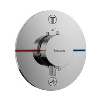 Термостат прихованого монтажу Hansgrohe ShowerSelect Comfort S на 2 функції, Chrome (15554000)