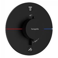 Термостат прихованого монтажу Hansgrohe ShowerSelect Comfort S на 2 функції, Matt Black (15554670)