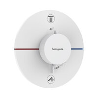 Термостат прихованого монтажу Hansgrohe ShowerSelect Comfort S на 2 споживачі, Matt White (15554700)