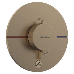 купить Термостат прихованого монтажу Hansgrohe ShowerSelect Comfort S HighFlow на 1 функцію, Brushed Bronze (15562140) недорого