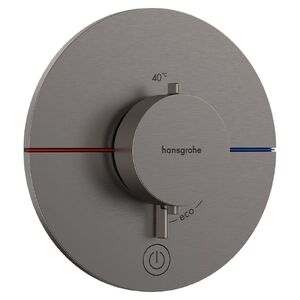 купить Термостат прихованого монтажу Hansgrohe ShowerSelect Comfort S HighFlow на 1 функцію, Brushed Black Chromе (15562340) недорого