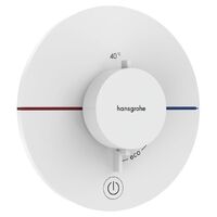 Термостат прихованого монтажу Hansgrohe ShowerSelect Comfort S HighFlow на 1 функцію, Matt White (15562700)