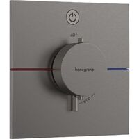 Термостат прихованого монтажу Hansgrohe ShowerSelect Comfort E на 1 функцію, Brushed Black Chrome (15571340)