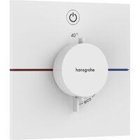 Термостат прихованого монтажу Hansgrohe ShowerSelect Comfort E на 1 функцію, Matt White (15571700)