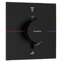 Термостат прихованого монтажу Hansgrohe ShowerSelect Comfort E на 2 функції, Matt Black (15572670)