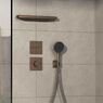 Термостат прихованого монтажу Hansgrohe ShowerSelect Comfort E HighFlow, Brushed Bronze (15574140)
