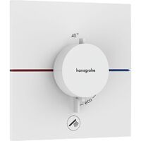 Термостат прихованого монтажу Hansgrohe ShowerSelect Comfort E HighFlow на 1 функцію, Matt White (15575700)