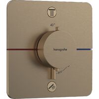 Термостат прихованого монтажу на 2 споживачі Hansgrohe ShowerSelect Comfort Q для душу, Brushed Bronze (15583140)