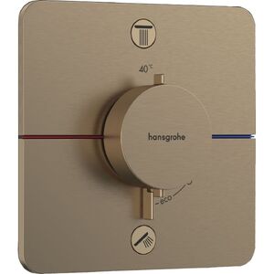 купить Термостат прихованого монтажу на 2 споживачі Hansgrohe ShowerSelect Comfort Q для душу, Brushed Bronze (15583140) недорого