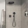 Термостат прихованого монтажу Hansgrohe ShowerSelect Comfort Q на 2 функції, Brushed Black Chrome (15583340)
