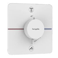 Термостат прихованого монтажу на 2 споживачі Hansgrohe ShowerSelect Comfort Q, білий матовий (15583700)