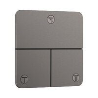 Перемикач Hansgrohe ShowerSelect Comfort Q на 3 функції, Brushed Black Chrome (15587340)
