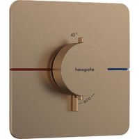 Термостат прихованого монтажу на 1 споживач Hansgrohe ShowerSelect Comfort Q для душу, Brushed Bronze (15588140)
