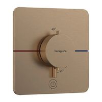 Термостат прихованого монтажу на 1 споживач та додатковий вихід Hansgrohe ShowerSelect Comfort Q, Brushed Bronze (15589140)