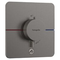 Термостат прихованого монтажу Hansgrohe ShowerSelect Comfort Q HighFlow на 1 функцію, Brushed Black Chrome (15589340)