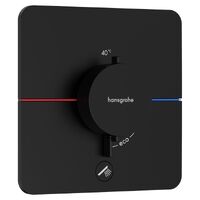 Термостат прихованого монтажу Hansgrohe ShowerSelect Comfort Q HighFlow на 1 функцію, Matt Black (15589670)