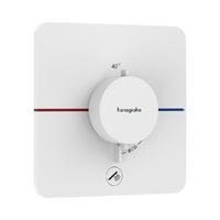 Термостат прихованого монтажу Hansgrohe ShowerSelect Comfort Q HighFlow на 1 функцію, Matt White (15589700)