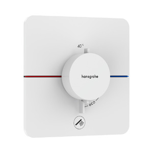 купить Термостат прихованого монтажу Hansgrohe ShowerSelect Comfort Q HighFlow на 1 функцію, Matt White (15589700) недорого