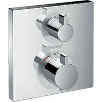 Термостат прихованого монтажу Hansgrohe Ecostat Square з запірним вентилем 1Jet, хром (15712000)