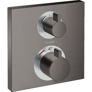купить Термостат прихованого монтажу Hansgrohe Ecostat Square 2 режиму, шліфований чорний хром (15714340) недорого