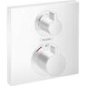 Термостат прихованого монтажу Hansgrohe Ecostat Square 2 режиму, білий матовий (15714700)