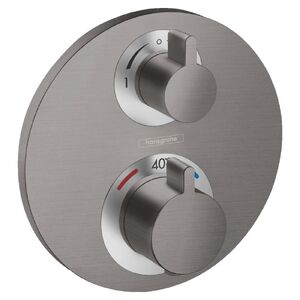 купить Термостат для душу Hansgrohe Ecostat S, чорний матовий хром (15758340) недорого