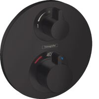 Термостат прихованого монтажу Hansgrohe Ecostat S, Matt Black (15758670)