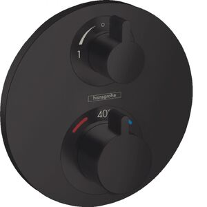 купить Термостат прихованого монтажу Hansgrohe Ecostat S, Matt Black (15758670) недорого