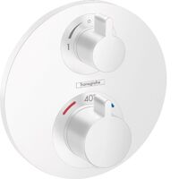 Термостат Hansgrohe Ecostat C на 2 споживачі, білий матовий (15758700)